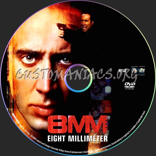 8 Mm dvd label