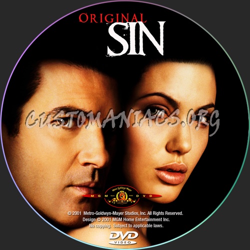 Original Sin dvd label