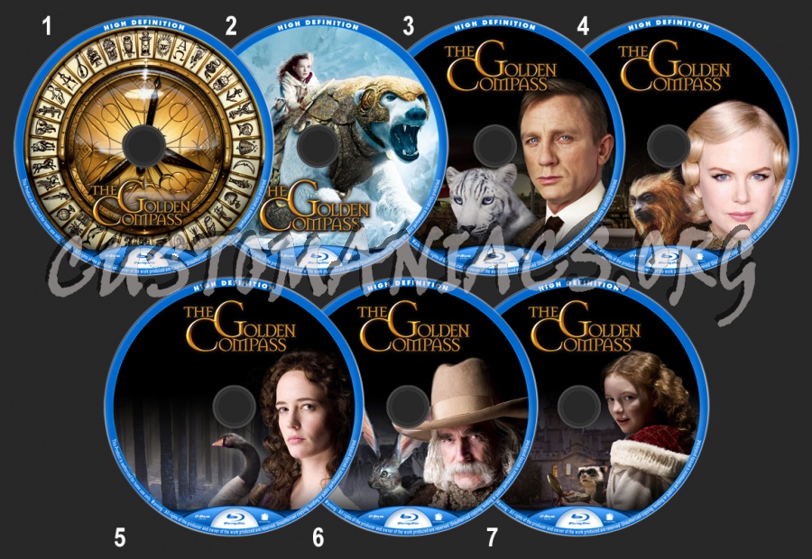 The Golden Compass blu-ray label - DVD Covers & Labels by Customaniacs ...