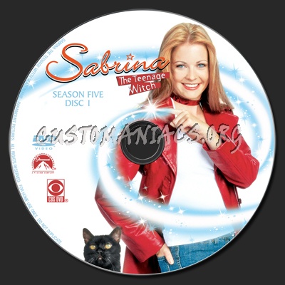 Sabrina the Teenage Witch Season 5 dvd label