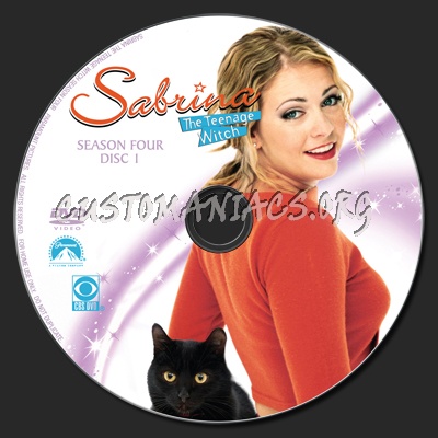 Sabrina the Teenage Witch Season 4 dvd label