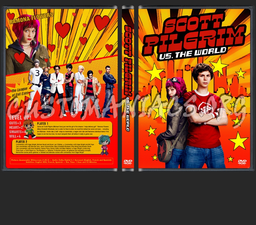 Scott Pilgrim Vs. The World dvd cover