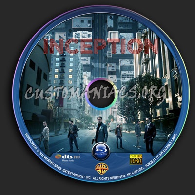 Inception blu-ray label