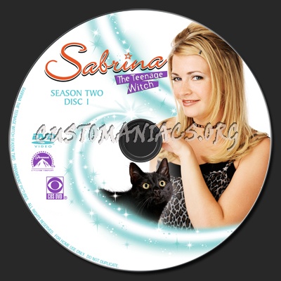Sabrina the Teenage Witch Season 2 dvd label