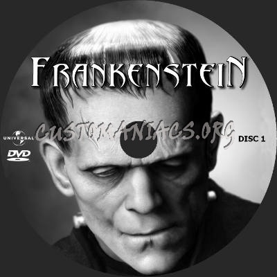 Frankenstein dvd label