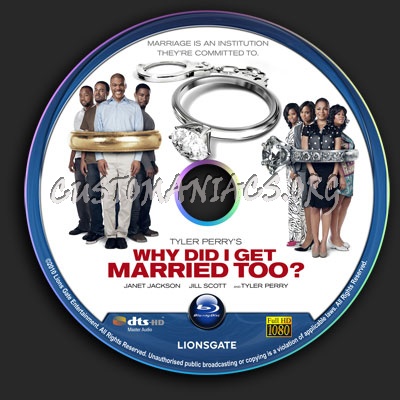 Why Did I Get Married Too blu-ray label