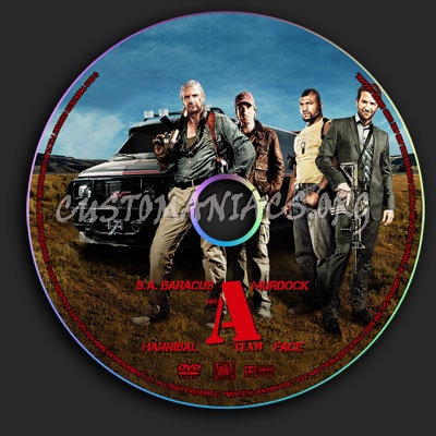 The A-Team dvd label