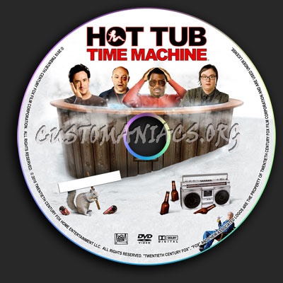 Hot Tub Time Machine dvd label