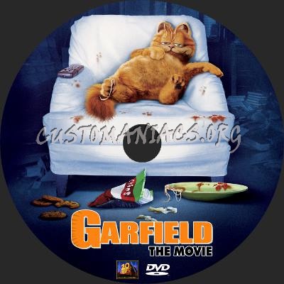 Garfield dvd label