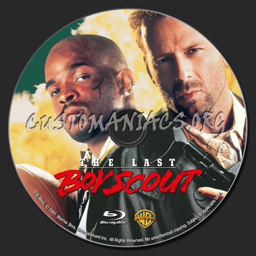 The Last Boy Scout blu-ray label