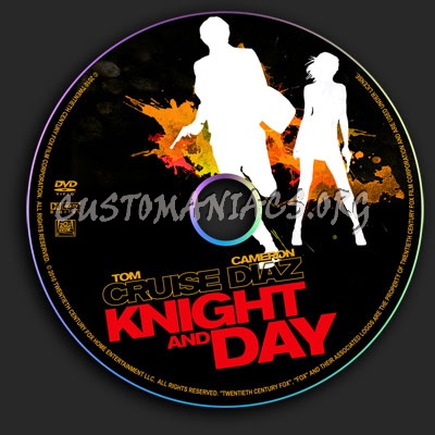 Knight And Day dvd label