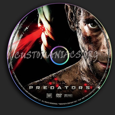 Predators dvd label