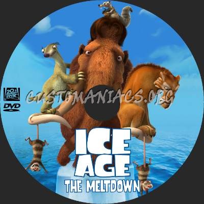 Ice Age: The Meltdown dvd label
