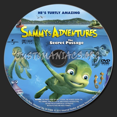 Sammy's Adventures The Secret Passage dvd label