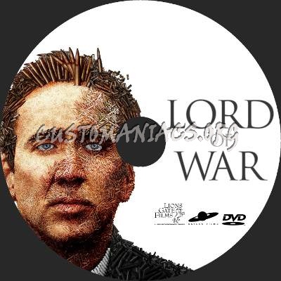 Lord of War dvd label