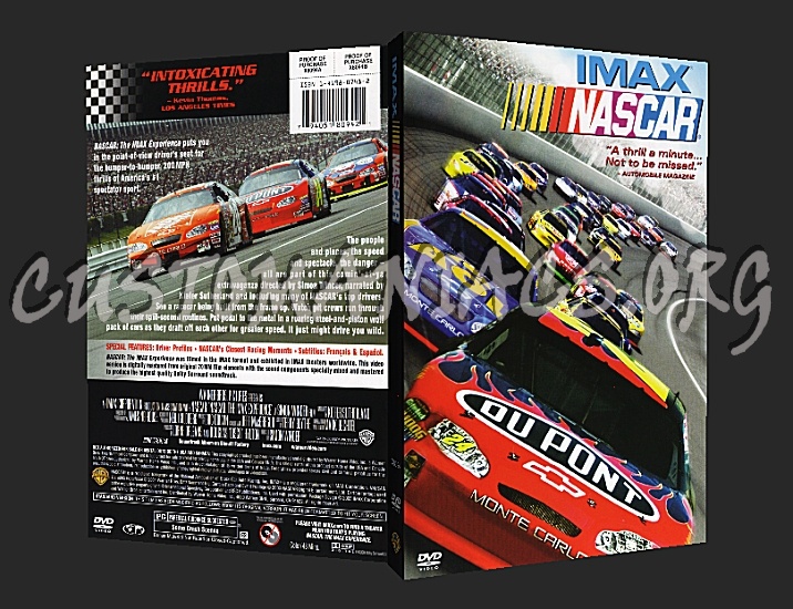 IMAX Nascar dvd cover