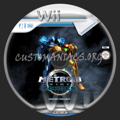 Metroid Prime 2 dvd label