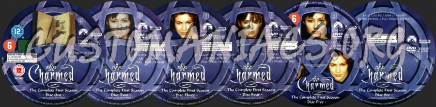 Charmed - Season 1 dvd label