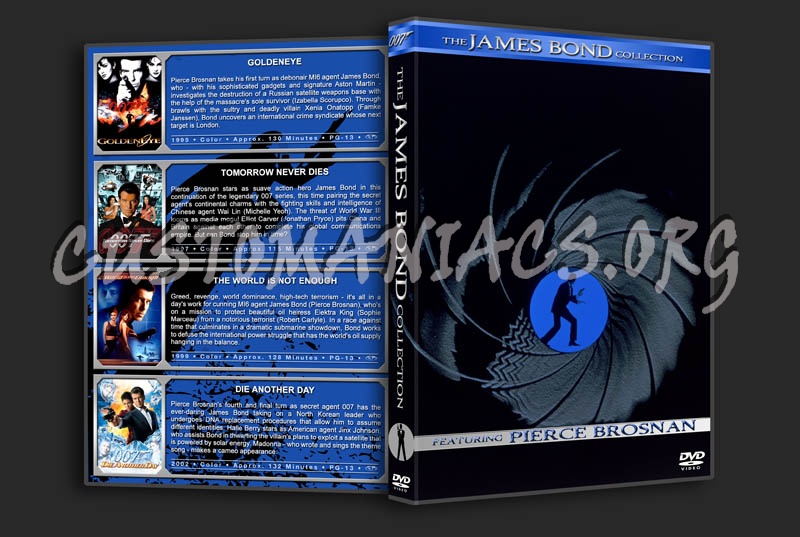 The James Bond Collection - Pierce Brosnan dvd cover