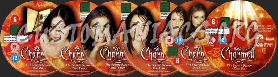 Charmed - Season 2 dvd label