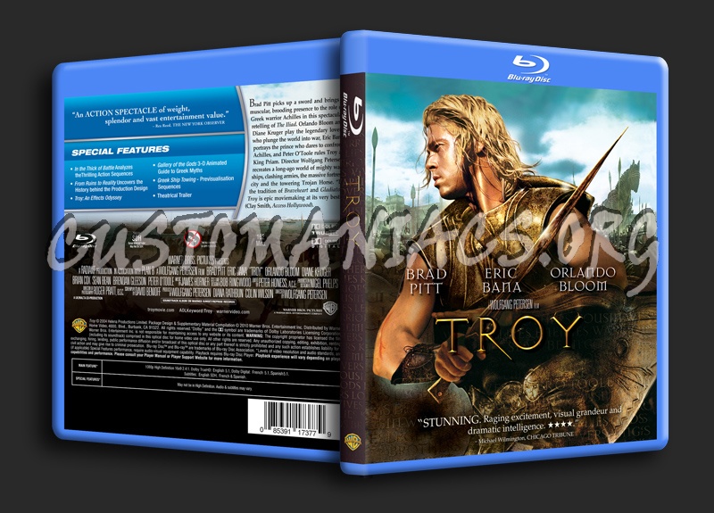 Troy blu-ray cover