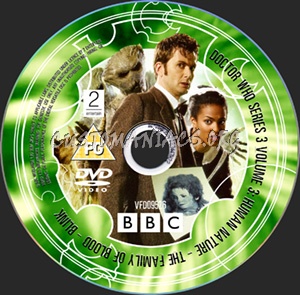 Doctor Who Season 3 Volume 3 dvd label