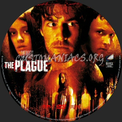 The Plague dvd label