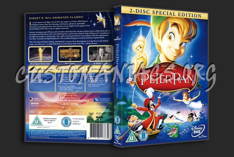 Peter Pan dvd cover