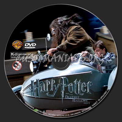 Harry Potter and the Deathly Hallows: Part 1 dvd label