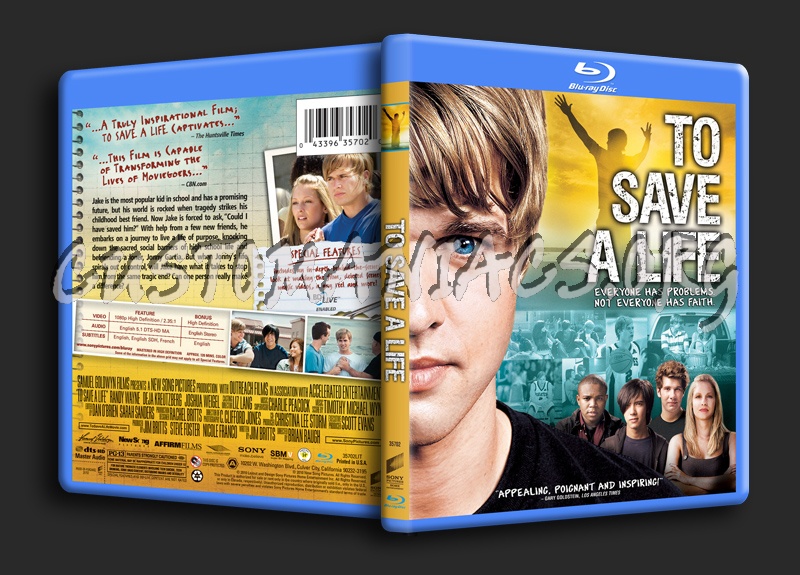 To Save A Life blu-ray cover