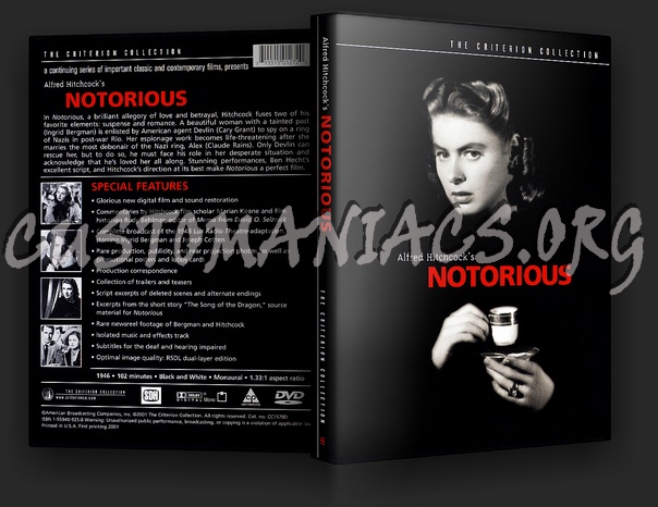 137 - Notorious dvd cover