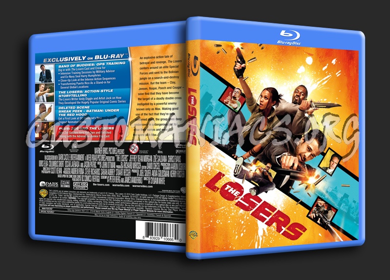 The Losers blu-ray cover