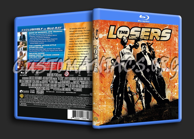 The Losers blu-ray cover