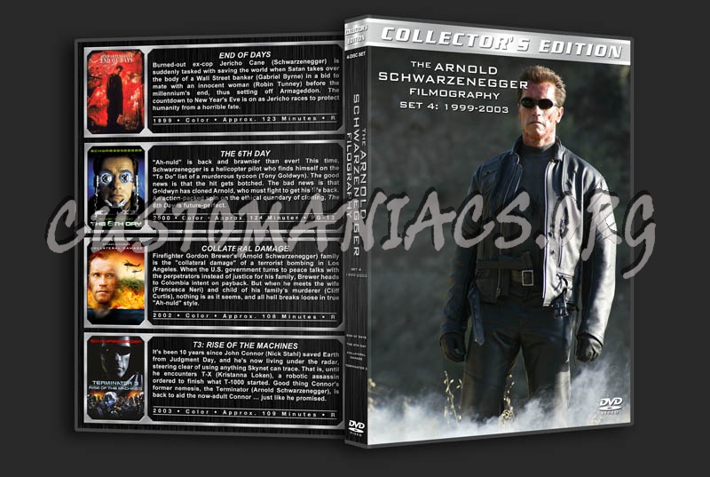 The Arnold Schwarzenegger Filmography - Set 4: 1999-2003 dvd cover