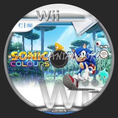 Sonic Colours dvd label