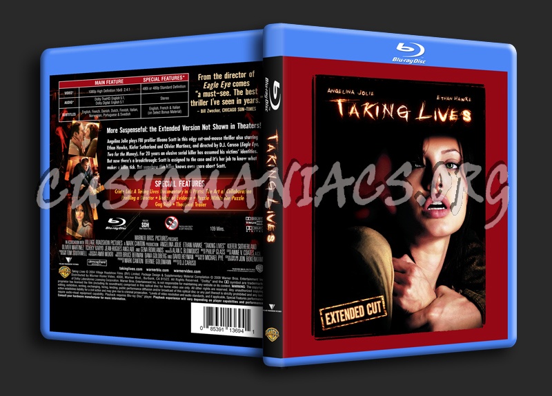 Taking Lives blu-ray cover