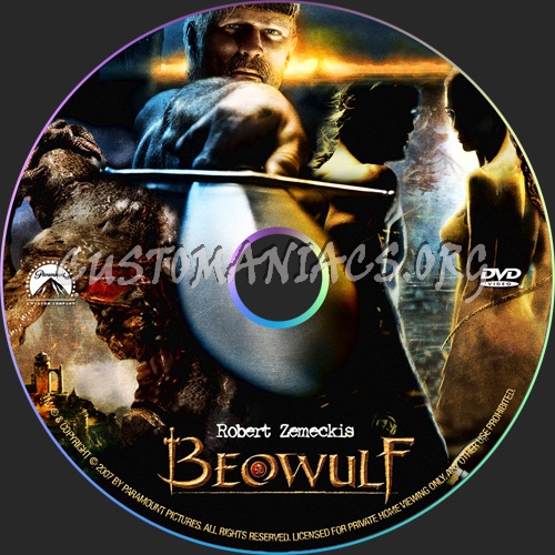 Beowulf dvd label