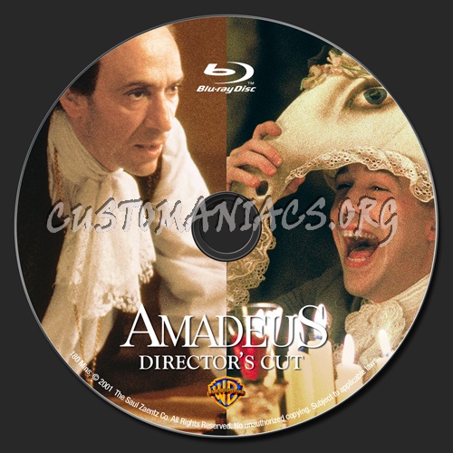 Amadeus - Director's Cut blu-ray label