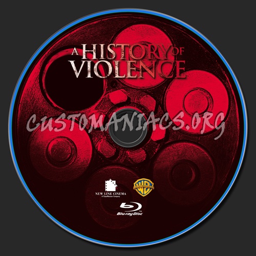 A History Of Violence blu-ray label