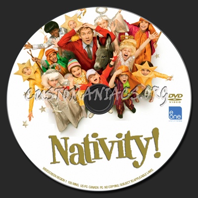 Nativity dvd label