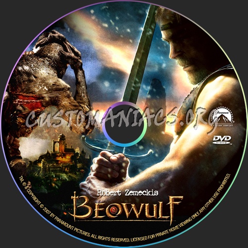 Beowulf dvd label