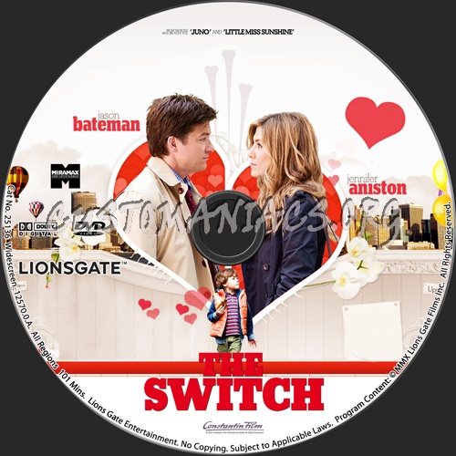 The Switch dvd label