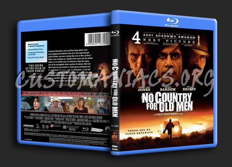 No Country For Old Men blu-ray cover