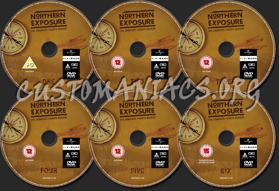 Northern Exposure Season 4 dvd label
