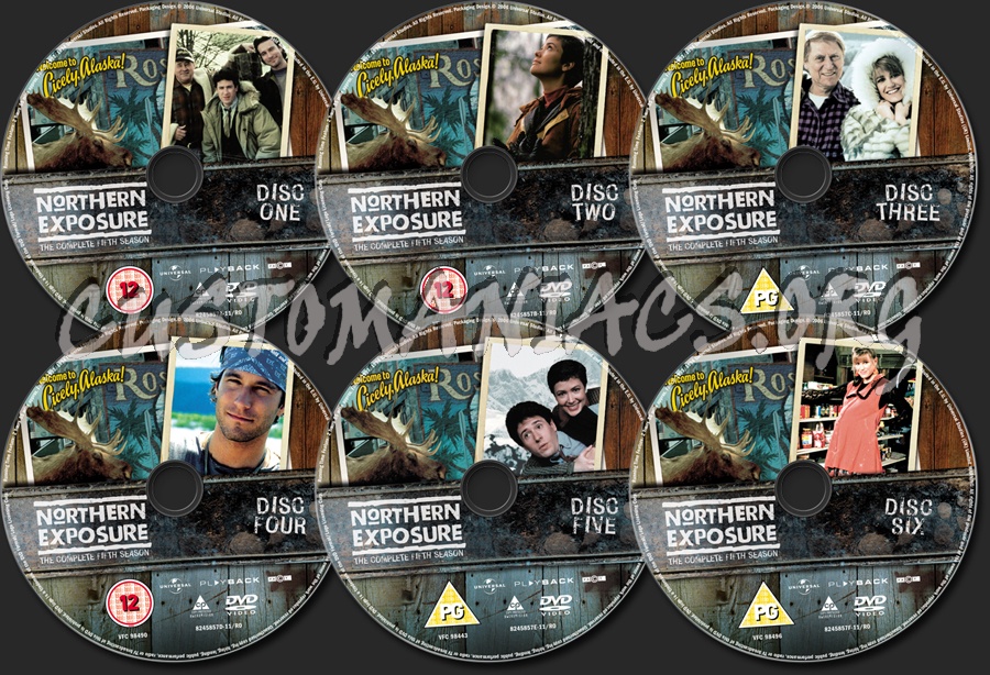 Northern Exposure Season 5 dvd label