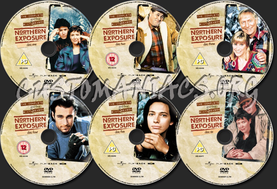 Northern Exposure Season 6 dvd label