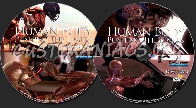 Human Body Pushing the Limits dvd label