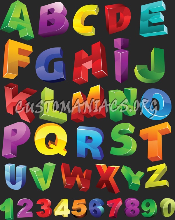 3D Alphabet 