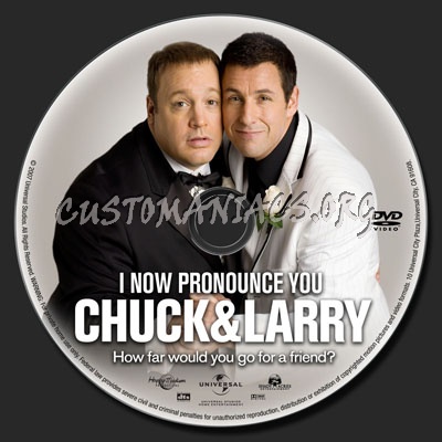 I Now Pronounce You Chuck and Larry dvd label