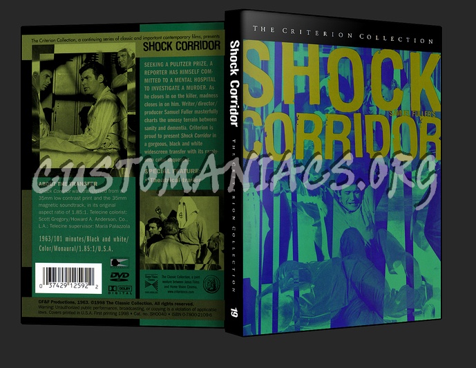 019 - Shock Corridor dvd cover